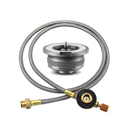Utendørs Gassovn Adapter Split Ovn Konverter Gass Tank Adapter for Camping Matlaging Piknik Camping