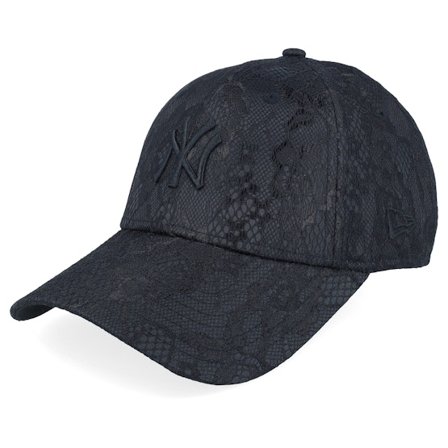 New Era - MLB Noir adjustable Casquette - New York Yankees Womens Lace 9FORTY Black Adjustable @ Hatstore