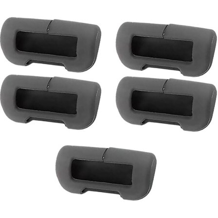 For Model 3/Y Sikkerhetsbelte Spenne Silikon Beskyttende Deksel Kollisjonsbeskyttelse Svart Klips Beskytter 5Pcs