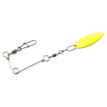 Darts Spinner Rig Perch Willow - Chartreuse