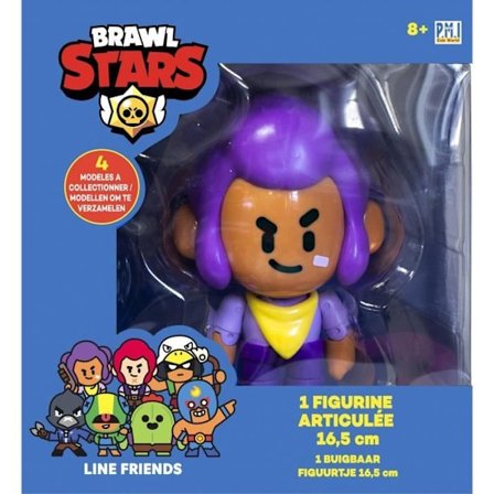 Brawl Stars - 1 Bevægelsesfigur 16,5 cm - Sæt #1 - Samlefigurer - Videospil - Lansay