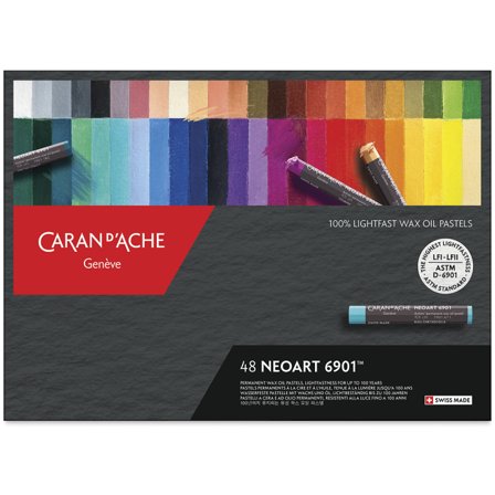 Caran d'Ache Neoart 6901 wax and oil pastel 48-set