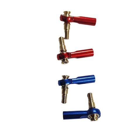 M3 Metall Kulled Positionerings Dragstång 2mm Dragstång Metall Kulled Servo Länkstång M3/M2 T Modellbåt