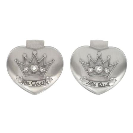 2 stk Legeret babytandkasse Børnetandopbevaringsbeholder til børnemindeholder