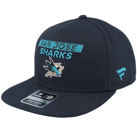 Fanatics - San Jose Sharks Authentic Pro Rink Prime Black Snapback Snapback Black Cap - NHL @ Hatstore