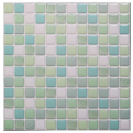 YJC0003-3D Mosaikkflis Lim Vegg Vanntett Selvklebende Ti