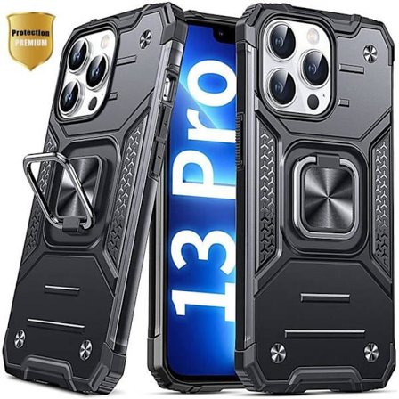 Skyddsskal - E.F.CONNECTION - för iPhone 13 Pro - Flexibelt - Ultra Motståndskraftigt - 360° Stöd