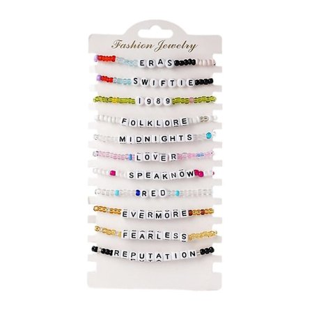 11 stk Taylor Friendship Armbånd Swifties Tour Eras Koncertinspireret