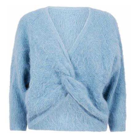 Ba&Sh, V-neck Knitwear Niebieski, Kobieta, Rozmiar: M
