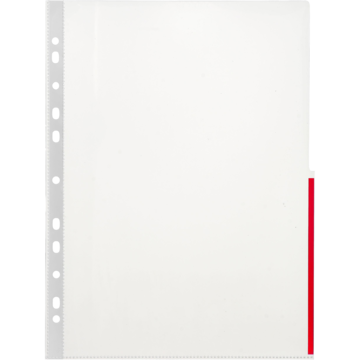 Signallomme A4 100-Pack Rød