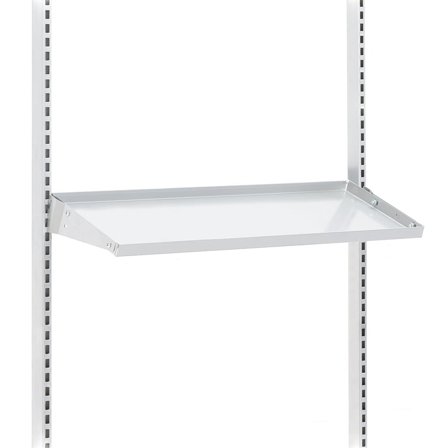 Pochyła półka stalowa do stołu MOTION, 875x300 mm