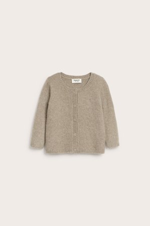 Kappahl | Strikkejakke | Brunmelert