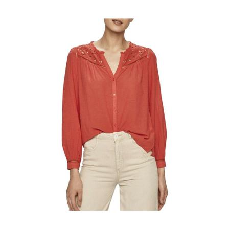 Pepe Jeans Shirt Carina_Pl303953 Rød, Dame