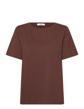 Cc Heart Regular T-Shirt Tops T-shirts & Tops Short-sleeved Brown Coster Copenhagen