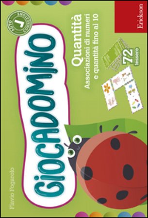 Le quantità. Associaziomi di numeri e quantità fino al 10. Giocadomino Flavio Fogarolo
