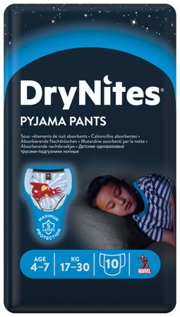 Drynites bleier gutt 4-7 år 10 stk