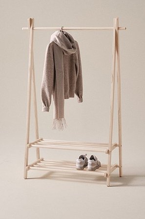 Jotex - Kapstok - 2 Schoenenplanken Grenen Met Whitewash Grenen met whitewash - COLE - Koop Schoenenrek bij Jotex
