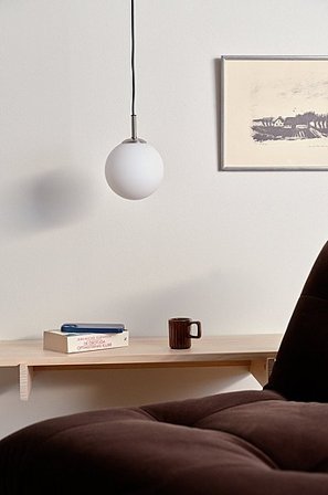 Jotex - Fönsterlampa Nickelsatin/opalglas EKMAN - Köp Fönsterlampor hos Jotex