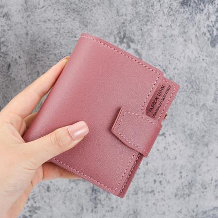 Modeväskor För Kvinnor Kort Plånbok Pu Läder Myntficka Mini