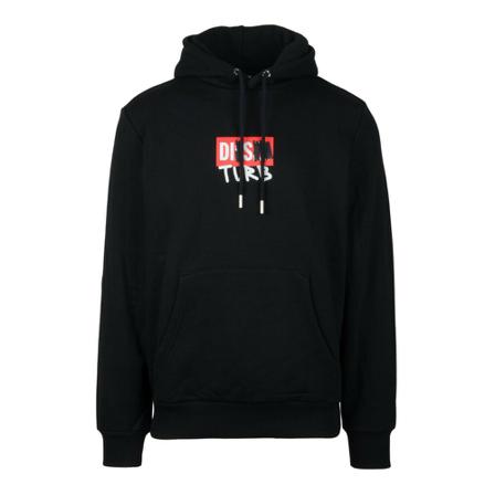 Diesel Sweatshirts Hoodies Sort, Herre, Størrelse: M