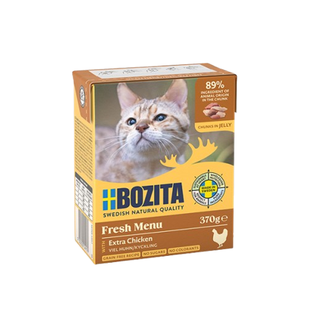 Bozita Katt - Kylling i gelé 370 g - Katt - Kattefôr & kattemat - Våtfôr og våtmat - ZOO.no