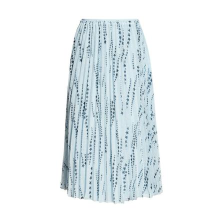RED Valentino, Pleated skirt Blauw, Dames, Maat:S,elastisch