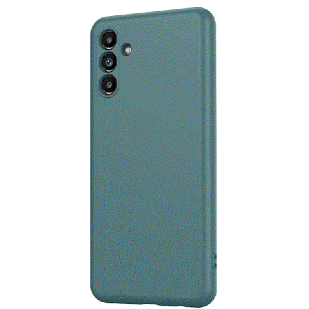 MATT Fodral till Samsung A13 mörkgrön
