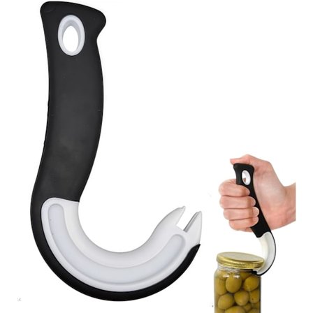 Manuell boksåpner, ideell for eldre, enkel å bruke, sparer tid og krefter, egnet for alle typer bokser med trekktapp.