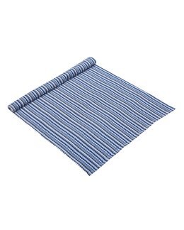 Ripsmatta Goa återvunnen Blå - 70x160 cm - Recycled by Wille