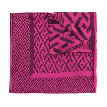 Versace Patterned Halstørklæde Pink, Dame Tørklæder, Størrelse: ONE Size