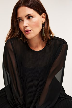 Kappahl | Kolczyki z frędzlem | Złoty