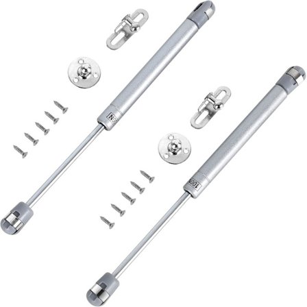 Alumiiniseosputki pneumaattiseen tukeen, ruostumattomat ja kulutusta kestävät kaasujouset, 100N/10kg voima kaapin oven nostoon ja huonekalujen mäntään