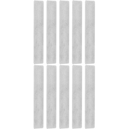 10 stk. rektangulære ventilplader i støbejern til luftkompressor, pumpe tilbehør til 51 mm cylinder