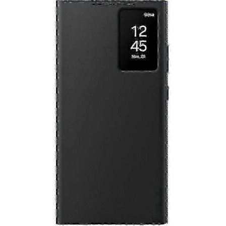 Galaxy S23 Ultra Smart View -lompakkokotelo, musta