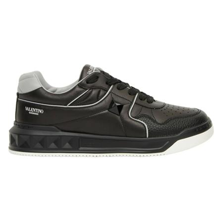 Valentino Garavani One Stud Low Top Sneakers Sort, Herre, Størrelse: 44 EU