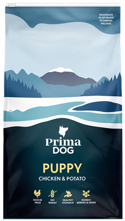PrimaDog Puppy All Breed Kyckling & Potatis 10 Kg