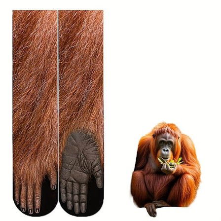 24 Stiler Dyrepotesokker - Morsomme 3D-dyresokker med tiger, hund