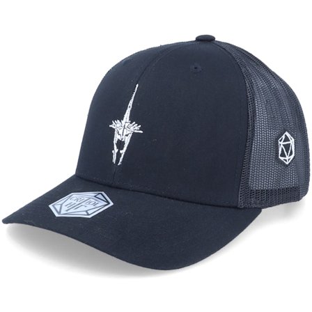 Critiql Hit - Svart trucker Caps - Witch King Black Trucker @ Hatstore