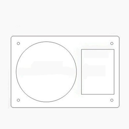 CD Display Stand Magnetisk Fotoramme 22CMX15CM