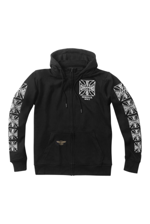 Hanorac Cu Fermoar West Coast Choppers Dominator negru L