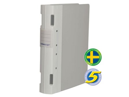 KEBA Gaffelpärm Ergo A4 55mm vit/neutral - Lyreco - Kontorsmaterial - Pärmar och register - Gaffelpärmar i plast
