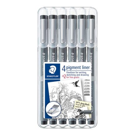 Staedtler Fineliner pigment Kontor & papper 1,7*7,5*15