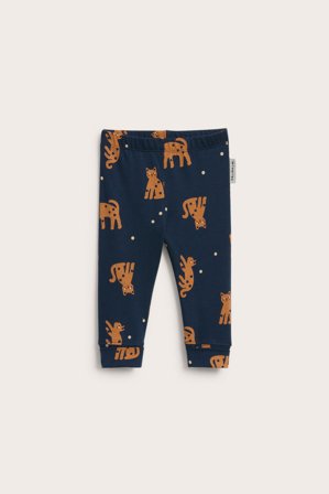 Kappahl | Mönstrade babyleggings Mörkblå 80 | Mörkblå