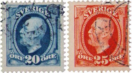 Sverige - AFA 55-56 - Stemplet