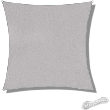 Solseil 2x2m Vanntett Markise Tak for Terrasse & Dekk Hage