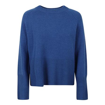 360cashmere - Stickade Tröjor & Koftor - Blå - Dam - Storlek: S, Dam, Storlek: S