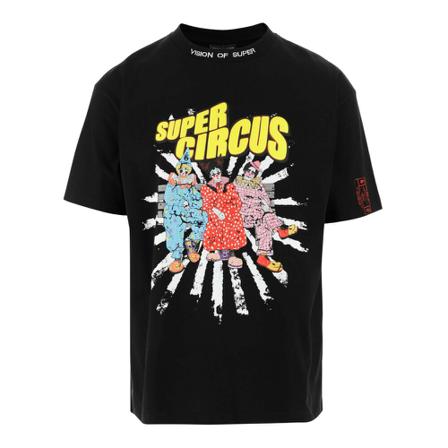 Vision OF Super Black cotton jersey t-shirt Sort, Herre T-shirts