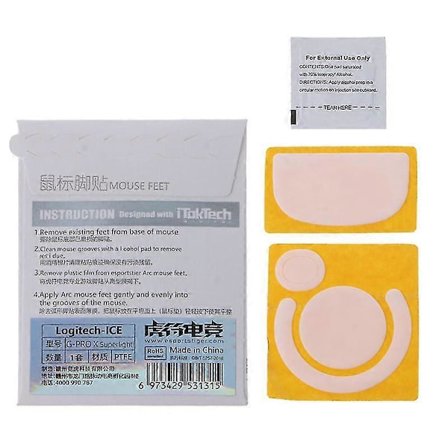 Esports Tiger Ice Mus Skates Fötter För Logitech G Pro X Superlight Mus Glides