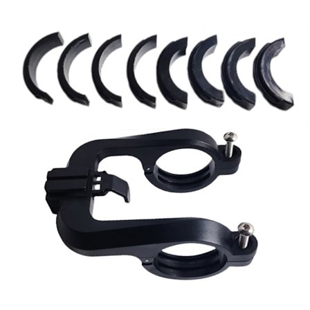 Cykellampa Hållare Datorställ Fäste Clip Strålkastare Förlängning Ficklampsfäste Clip Mountainbike Tillbehör