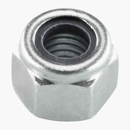 Låsmutter M6 elförzinkad 100 st.